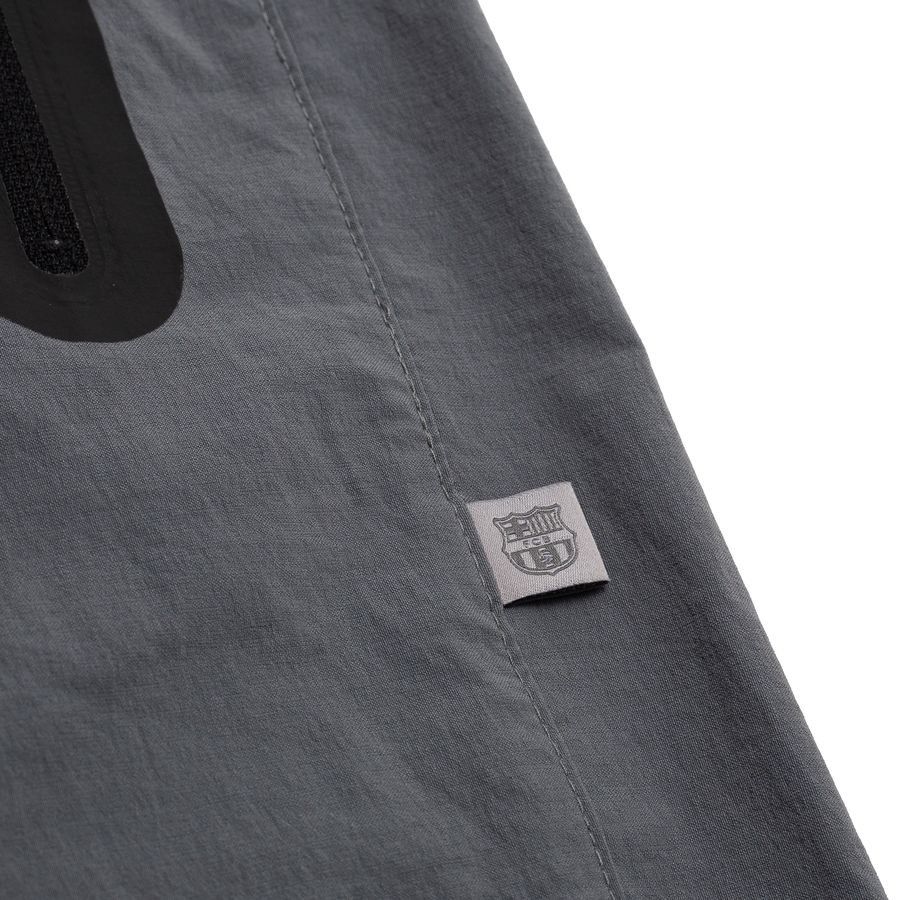 Barcelona Training Trousers Tech Woven - Smoke Grey - Men's-SoccerKits Hub | Buy Soccer Jerseys Online