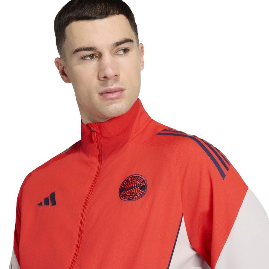 Bayern München Training Jacket Presentation Tiro 25 - Hi-Res Red - Men's-SoccerKits Hub | Buy Soccer Jerseys Online