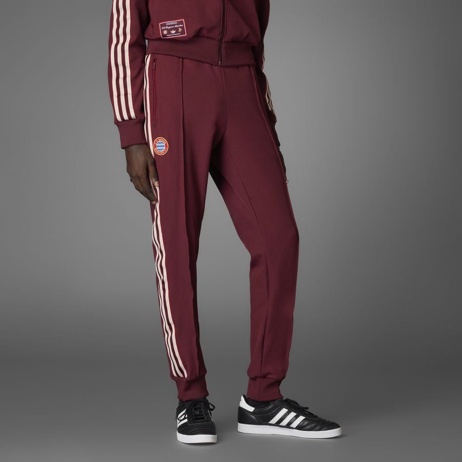 Bayern München Training Trousers Terrace Icons - Shadow Red - Men's-SoccerKits Hub | Buy Soccer Jerseys Online
