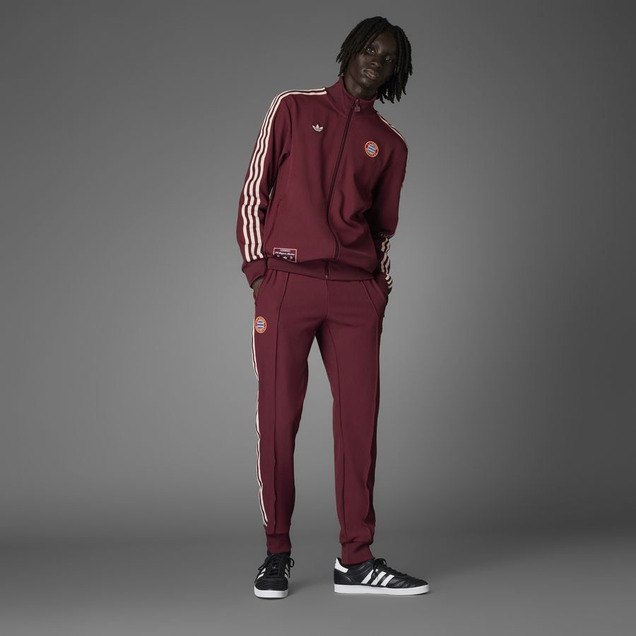 Bayern München Training Trousers Terrace Icons - Shadow Red - Men's-SoccerKits Hub | Buy Soccer Jerseys Online