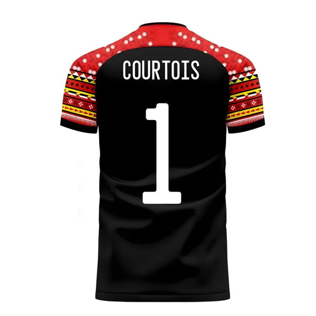 Belgium 2025-2026 Away Concept Football Kit (Libero) (COURTOIS 1)-SoccerKits Hub | Buy Soccer Jerseys Online
