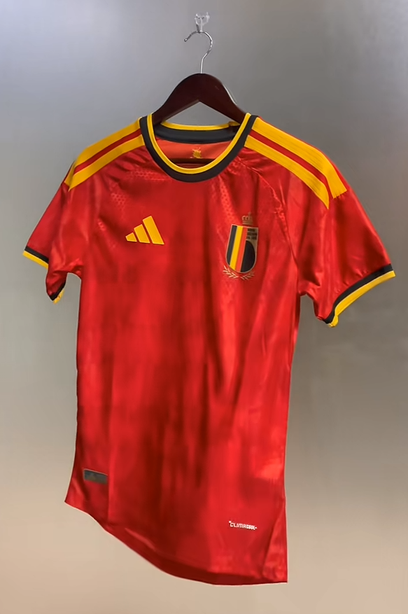 Belgium World Cup 2026 Home Jersey Fan Photo 