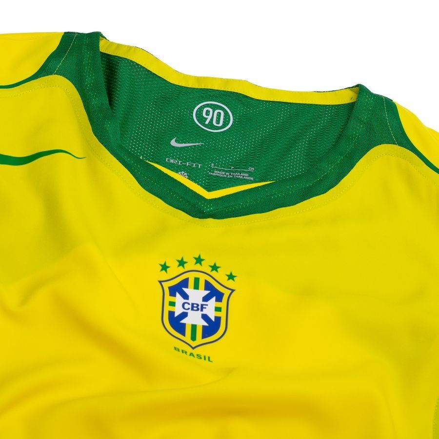 Brazil Home Shirt 2004 Reissue - Men's-SoccerKits Hub | Buy Soccer Jerseys Online