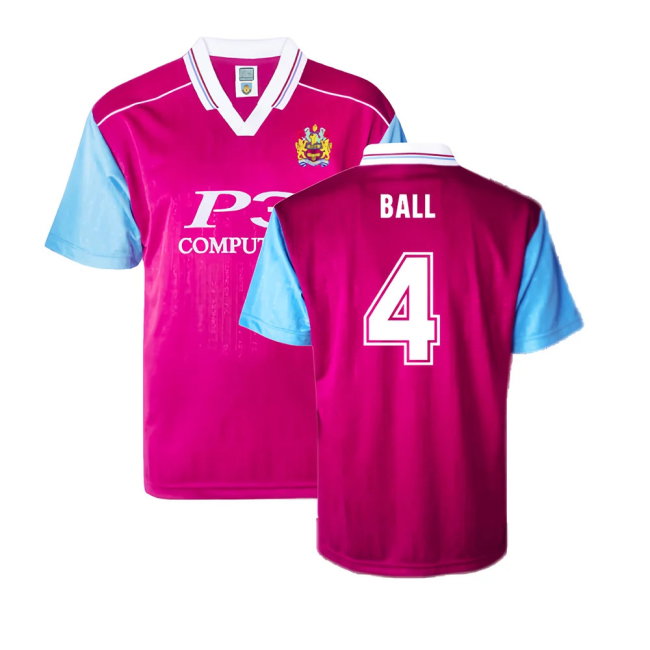 Burnley 2000 Home Shirt (Ball 4)-SoccerKits Hub | Buy Soccer Jerseys Online