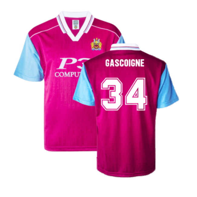 Burnley 2000 Home Shirt (Gascoigne 34)-SoccerKits Hub | Buy Soccer Jerseys Online