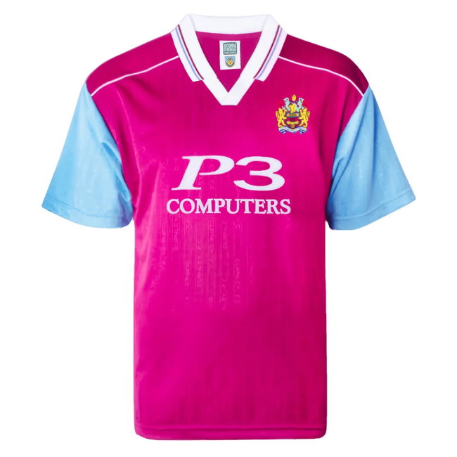 Burnley 2000 Home Shirt (Ball 4)-SoccerKits Hub | Buy Soccer Jerseys Online