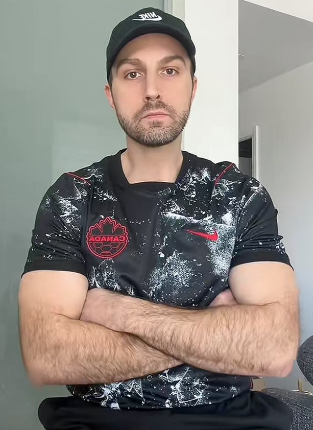 Canada Away Shirt World Cup 2026 Fan Photo