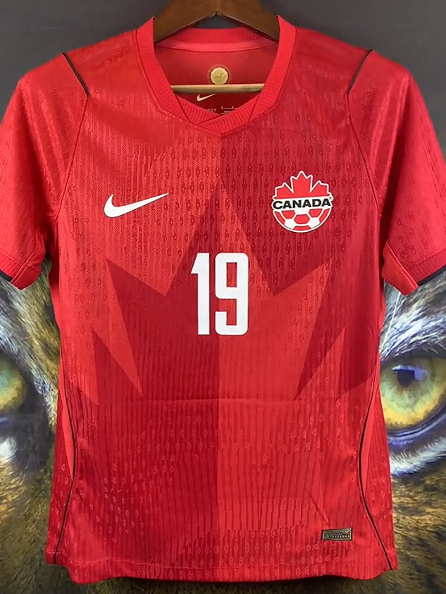 Canada Home Shirt World Cup 2026 Fan Photo 2
