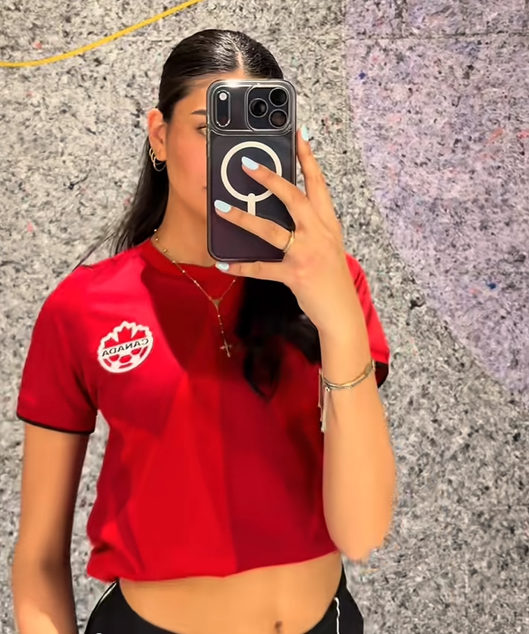 Canada Home Shirt World Cup 2026 Fan Photo