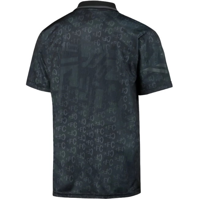 Chelsea 1992 Black Out Retro Football Shirt (Drogba 11)-SoccerKits Hub | Buy Soccer Jerseys Online