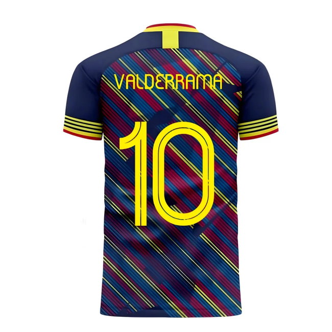 Colombia 2025-2026 Third Concept Football Kit (Libero) (VALDERRAMA 10)-SoccerKits Hub | Buy Soccer Jerseys Online