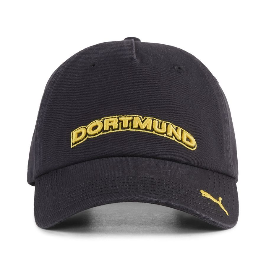 Dortmund Cap FtblCulture - Black/Faster Yellow - Men's-SoccerKits Hub | Buy Soccer Jerseys Online