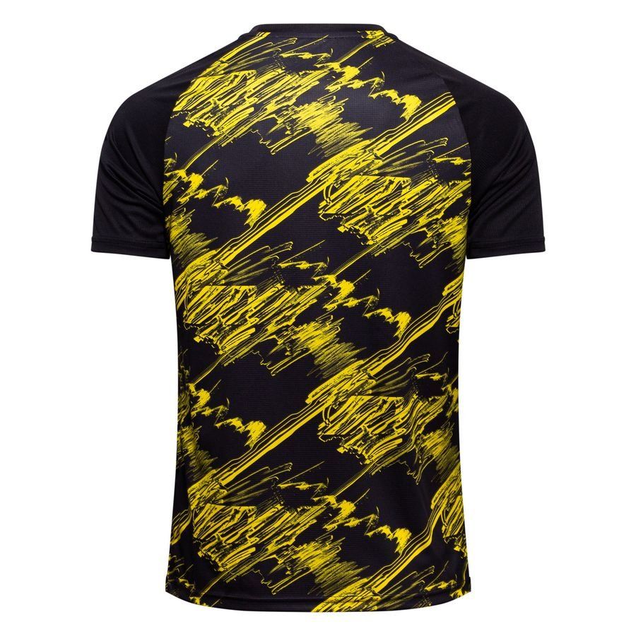 Dortmund Training T-Shirt Pre Match - PUMA Black/Faster Yellow Kids-SoccerKits Hub | Buy Soccer Jerseys Online