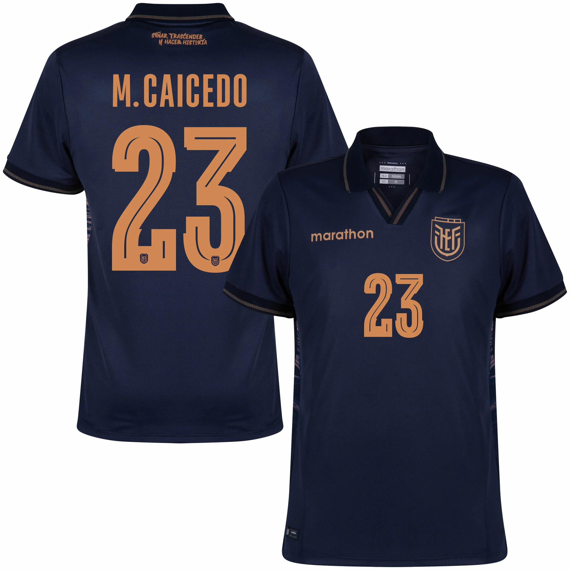 Ecuador World Cup 2026 Away M.Caicedo 23 Shirt