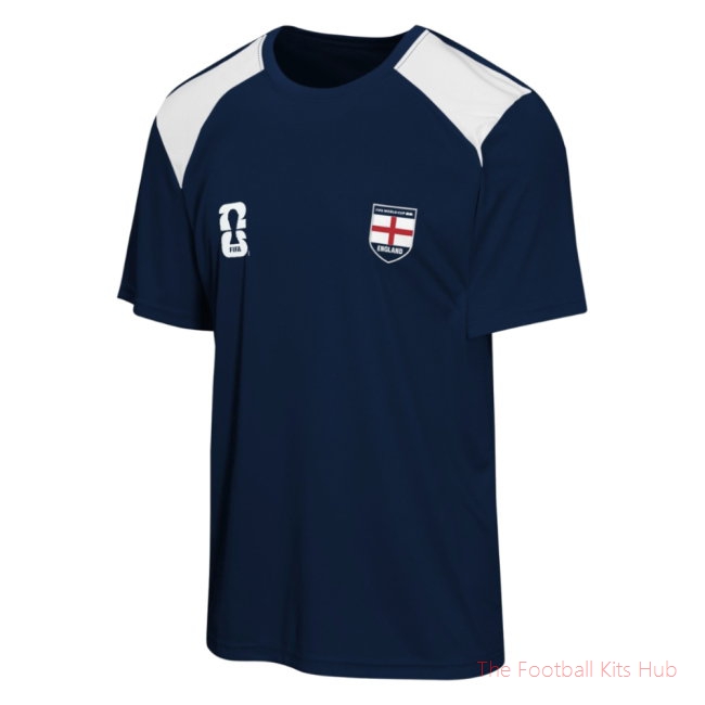 England FIFA World Cup 2026™ T-Shirt (Navy) - Kids (Spence 25)-SoccerKits Hub | Buy Soccer Jerseys Online