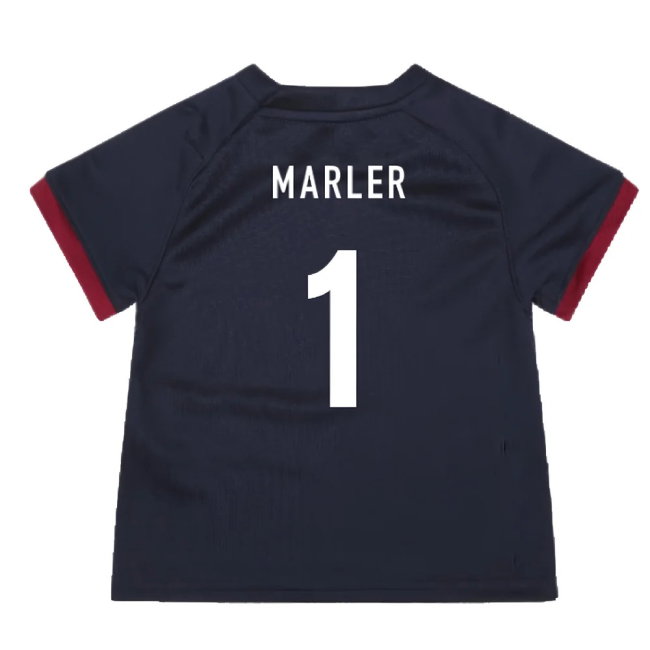 England RWC 2023 Alternate Replica Rugby Baby Shirt (Marler 1)-SoccerKits Hub | Buy Soccer Jerseys Online