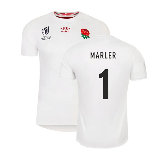 England RWC 2023 Home Pro Rugby Jersey (Marler 1)-SoccerKits Hub | Buy Soccer Jerseys Online