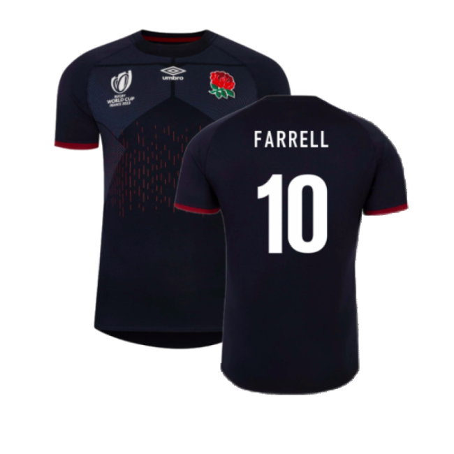 England RWC 2023 Rugby Alternate Jersey (Farrell 10)-SoccerKits Hub | Buy Soccer Jerseys Online