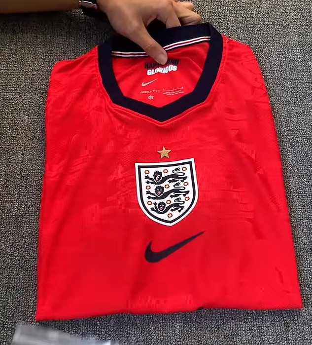 England World Cup Jersey Customer Photo 2