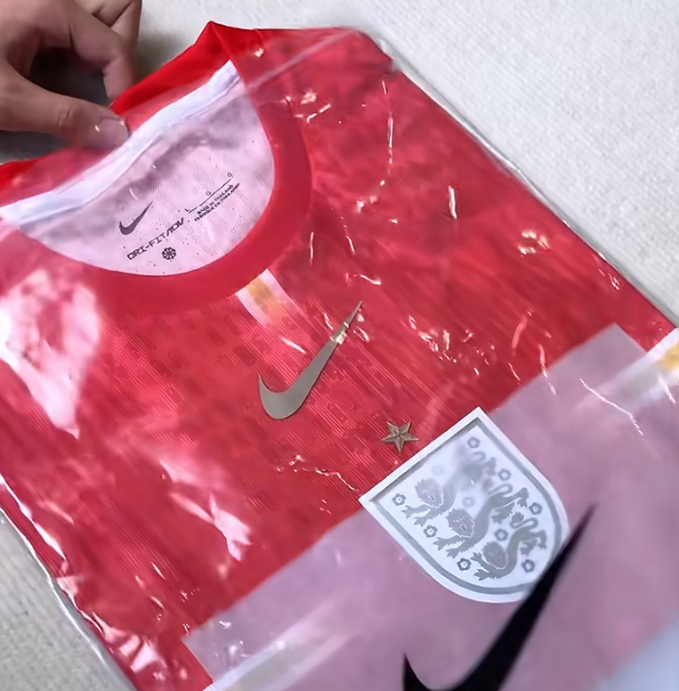 England World Cup Jersey Customer Photo