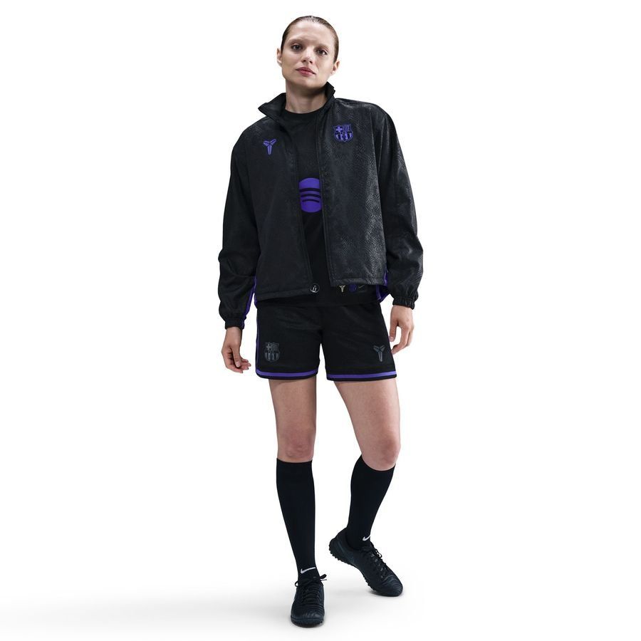 FCB W NK TRK JKT AW GX BLACK/PERSIAN VIOLET/PERSIAN VIOLET-SoccerKits Hub | Buy Soccer Jerseys Online