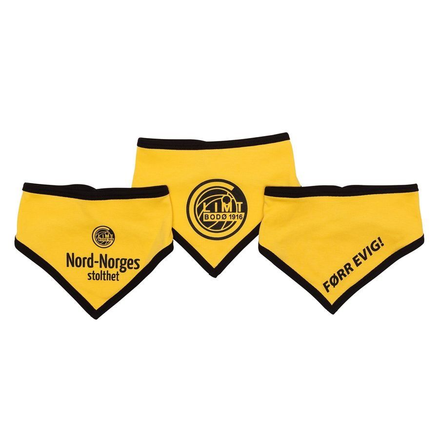 FK Bodø/Glimt Baby Bibs 3-Pack-SoccerKits Hub | Buy Soccer Jerseys Online