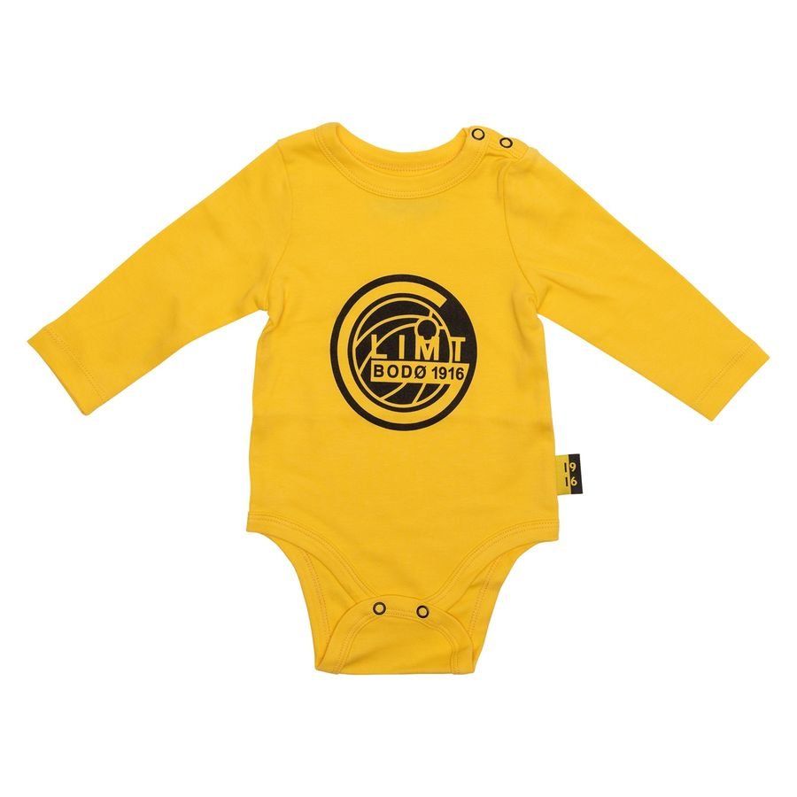 FK Bodø/Glimt Baby Body L/S Yellow-SoccerKits Hub | Buy Soccer Jerseys Online