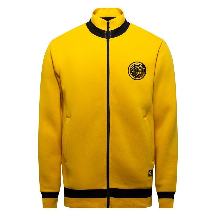 FK Bodø/Glimt Track Jacket - Yellow/Black - Men's-SoccerKits Hub | Buy Soccer Jerseys Online