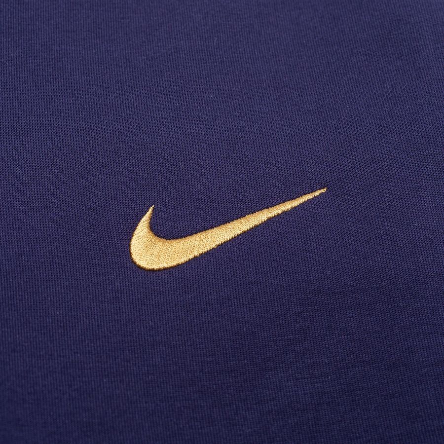 France Sweatpants NSW Tech Fleece - Blackened Blue/Club Gold - Men's-SoccerKits Hub | Buy Soccer Jerseys Online