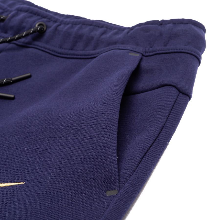 France Sweatpants NSW Tech Fleece - Blackened Blue/Club Gold - Men's-SoccerKits Hub | Buy Soccer Jerseys Online