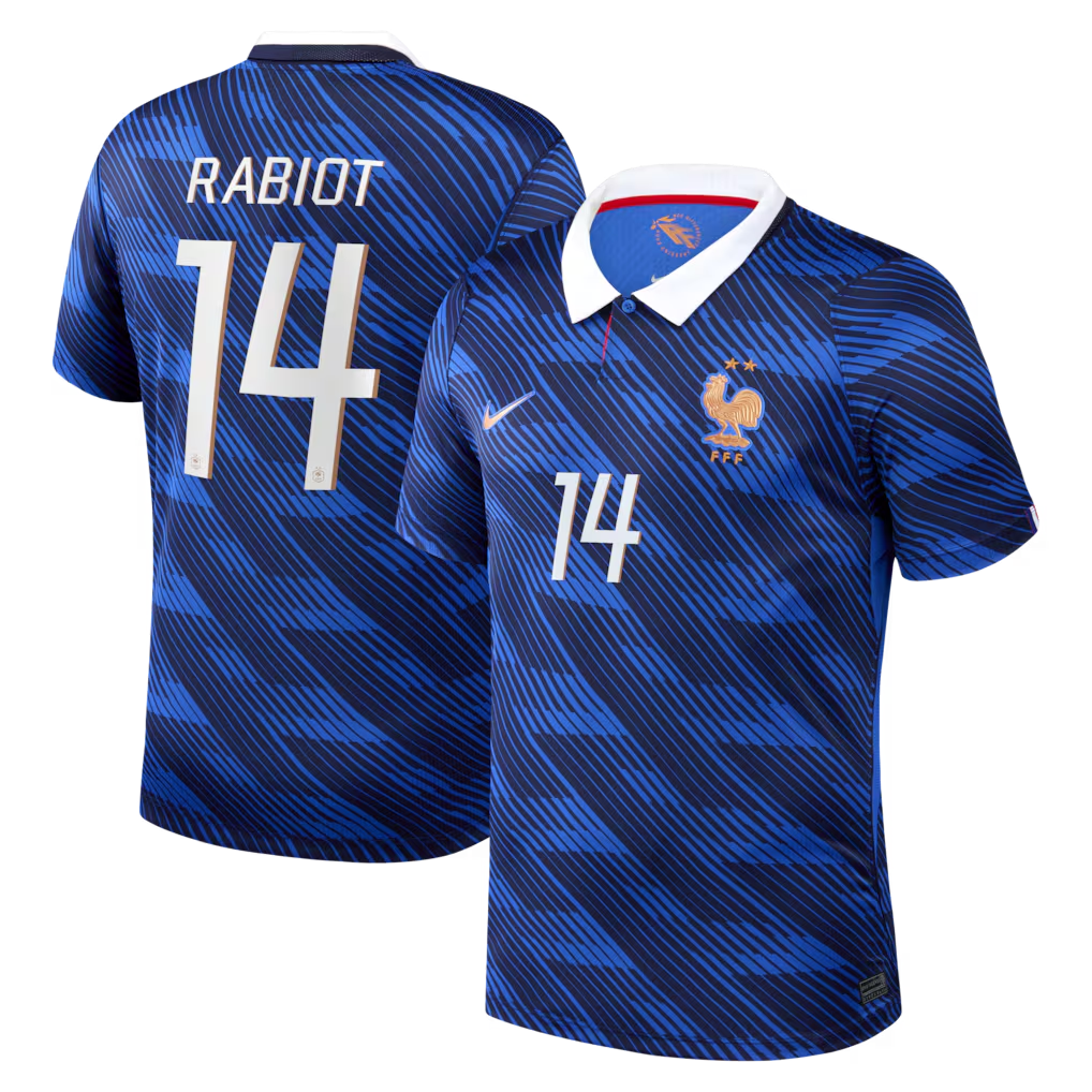 France World Cup 2026 Home Shirt with Rabiot 14 printing