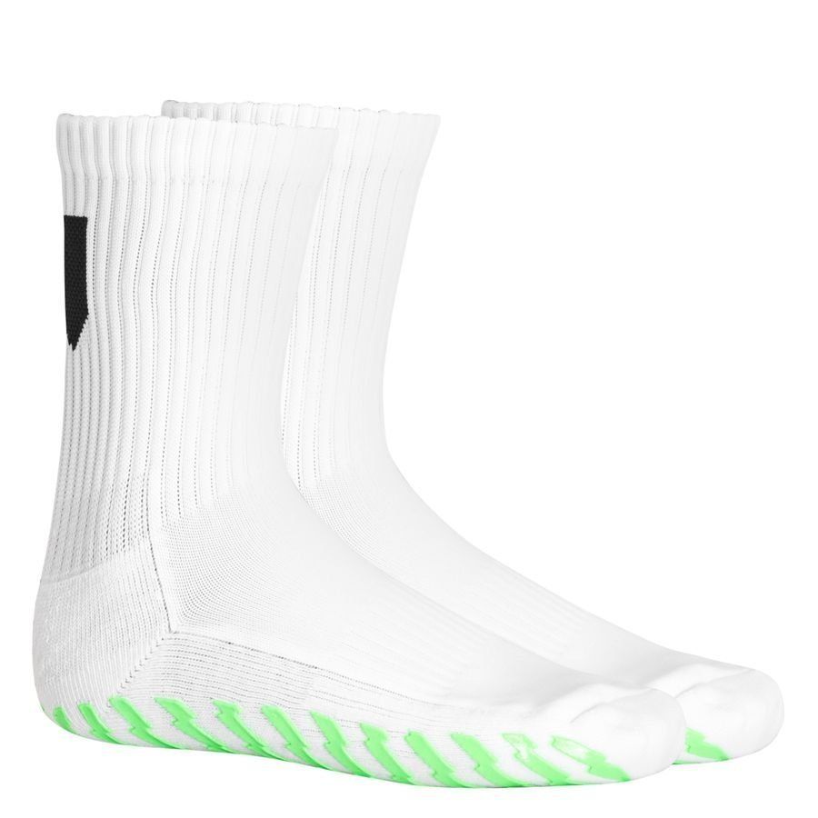 Fristad GoIF Grip Fotbollsstrumpor - Vit/Grön-SoccerKits Hub | Buy Soccer Jerseys Online