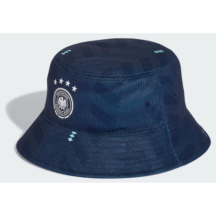 Germany Bucket Hat World Cup 2026 - Collegiate Navy/Flash Aqua/White - Men's-SoccerKits Hub | Buy Soccer Jerseys Online