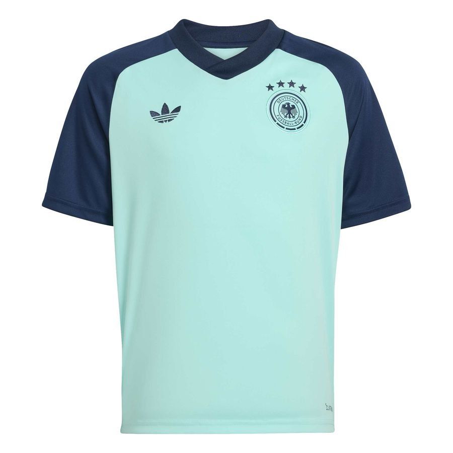 Germany Training T-Shirt Pre Match Away World Cup 2026 - Flash Aqua Kids-SoccerKits Hub | Buy Soccer Jerseys Online