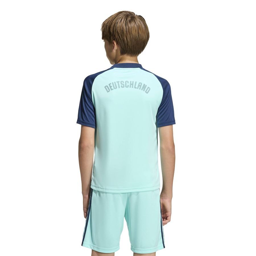 Germany Training T-Shirt Pre Match Away World Cup 2026 - Flash Aqua Kids-SoccerKits Hub | Buy Soccer Jerseys Online
