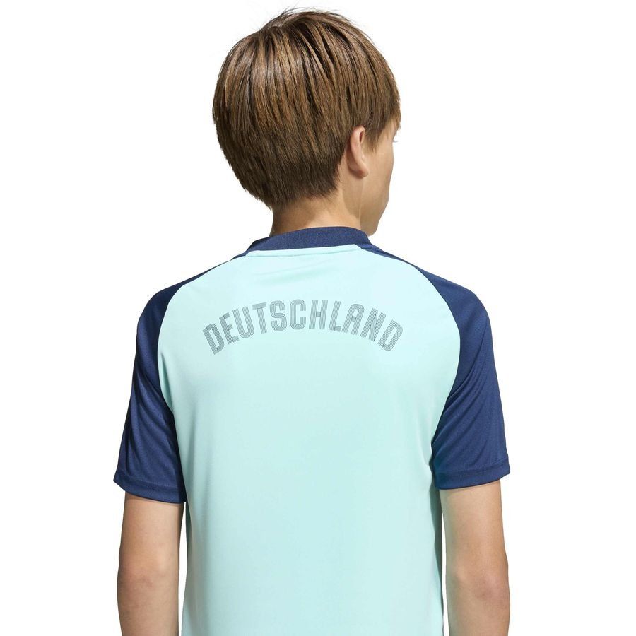 Germany Training T-Shirt Pre Match Away World Cup 2026 - Flash Aqua Kids-SoccerKits Hub | Buy Soccer Jerseys Online