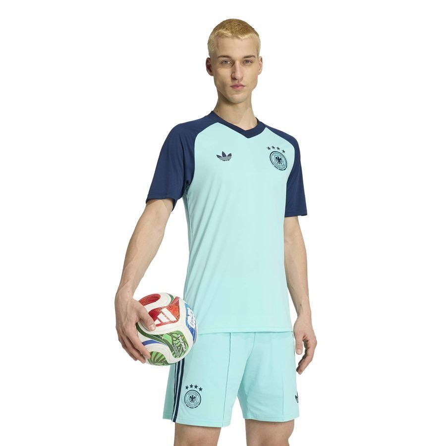 Germany Training T-Shirt Pre Match Away World Cup 2026 - Flash Aqua - Men's-SoccerKits Hub | Buy Soccer Jerseys Online