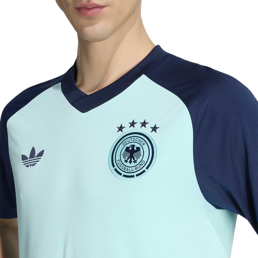 Germany Training T-Shirt Pre Match Away World Cup 2026 - Flash Aqua - Men's-SoccerKits Hub | Buy Soccer Jerseys Online