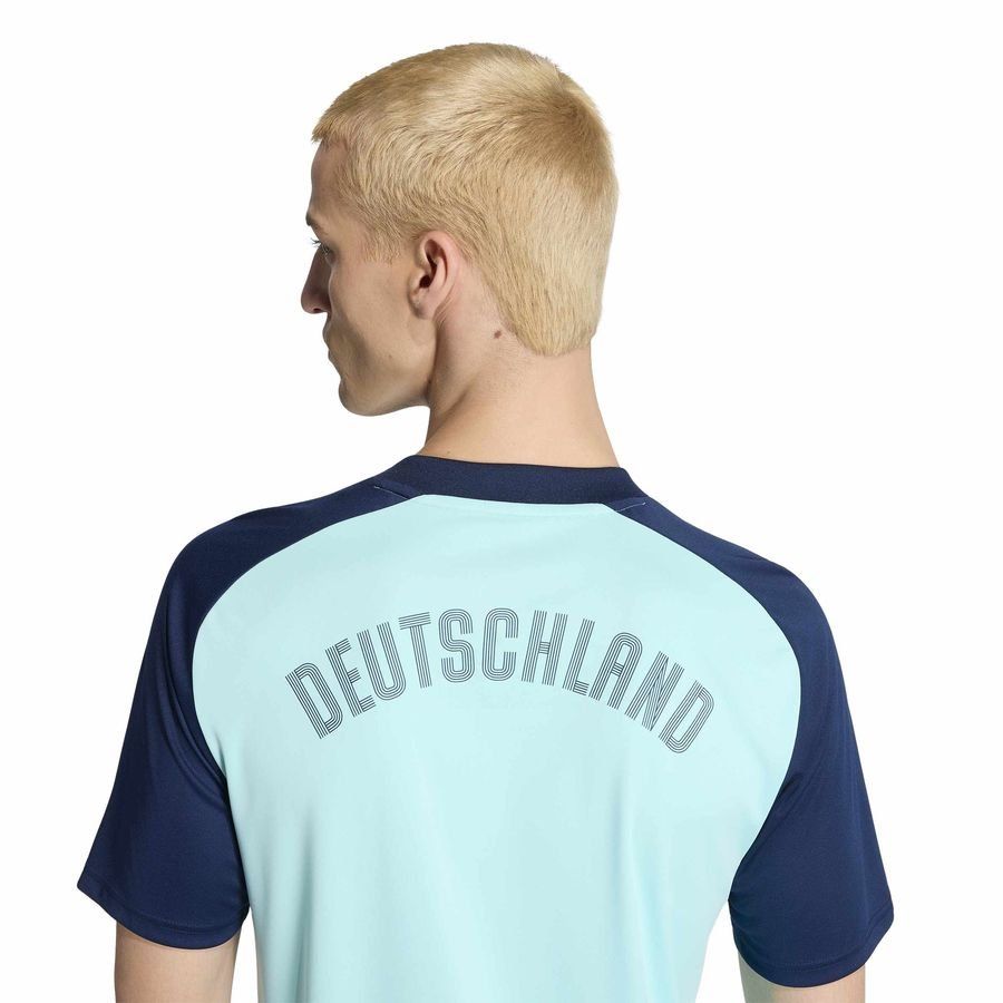 Germany Training T-Shirt Pre Match Away World Cup 2026 - Flash Aqua - Men's-SoccerKits Hub | Buy Soccer Jerseys Online