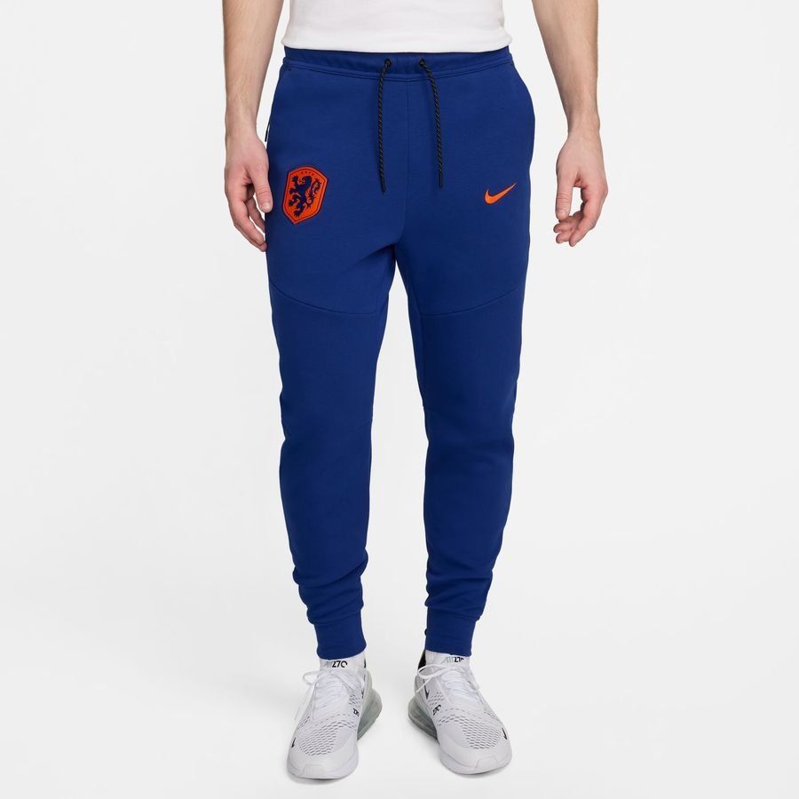Holland Sweatpants NSW Tech Fleece - Deep Royal Blue/Safety Orange - Men's-SoccerKits Hub | Buy Soccer Jerseys Online