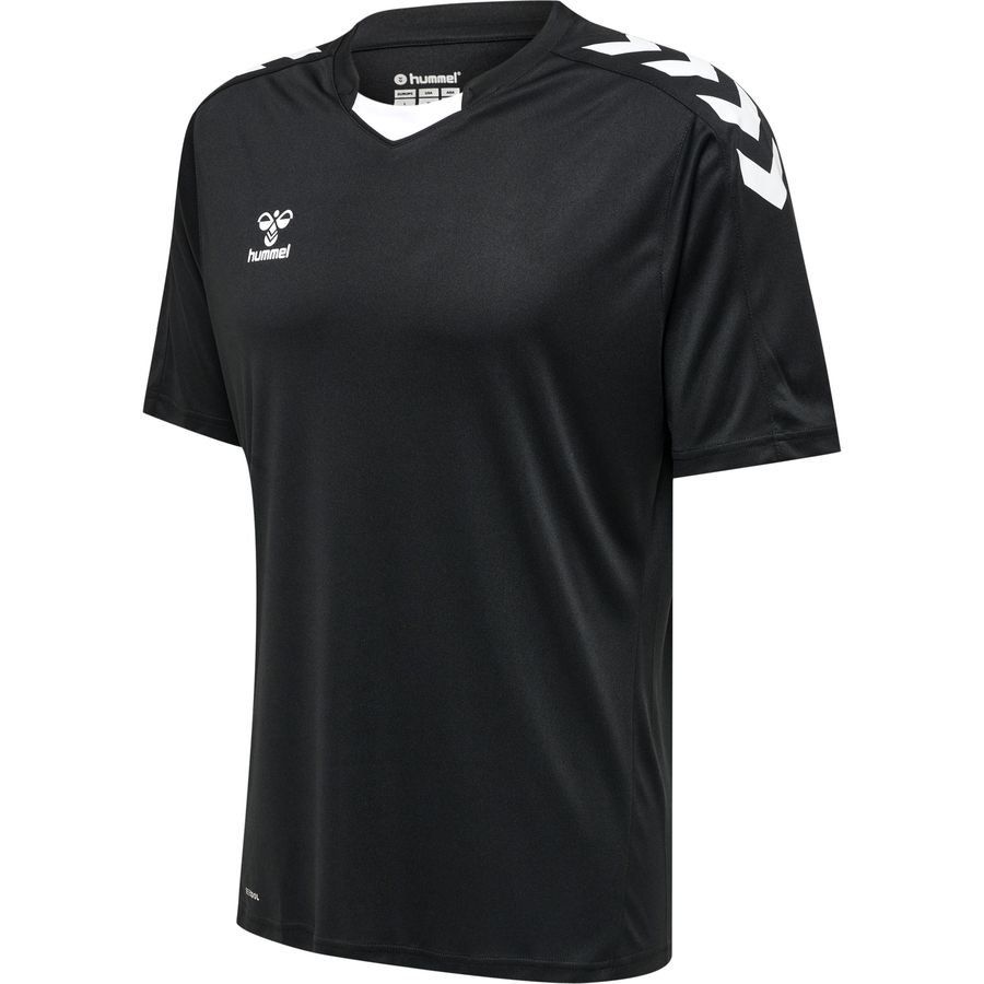 Hummel Playershirt Core - Black - Men's-SoccerKits Hub | Buy Soccer Jerseys Online