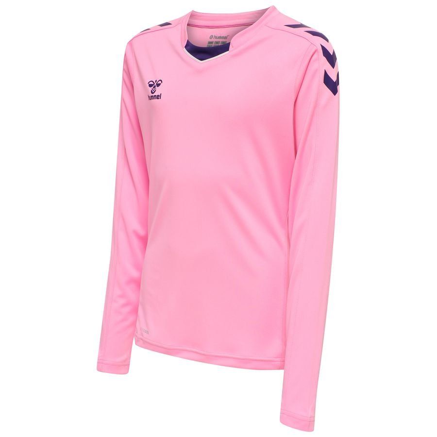 Hummel Playershirt Core L/S - Cotton Candy Kids-SoccerKits Hub | Buy Soccer Jerseys Online