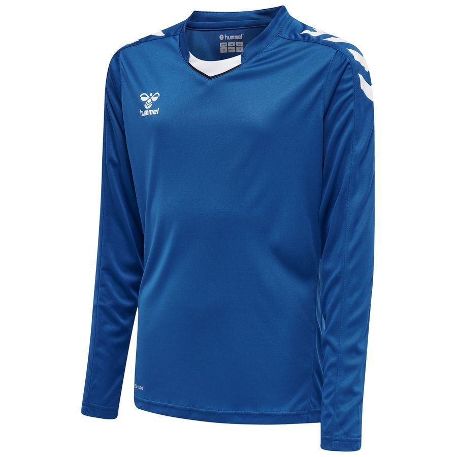 Hummel Playershirt Core L/S - True Blue Kids-SoccerKits Hub | Buy Soccer Jerseys Online