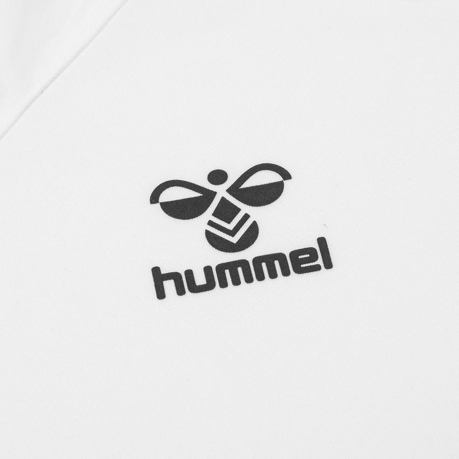 Hummel Playershirt Core - White/Black Kids-SoccerKits Hub | Buy Soccer Jerseys Online