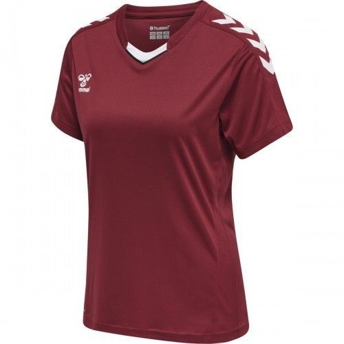 Hummel Playershirt hmlCORE XK Poly - Maroon Women-SoccerKits Hub | Buy Soccer Jerseys Online