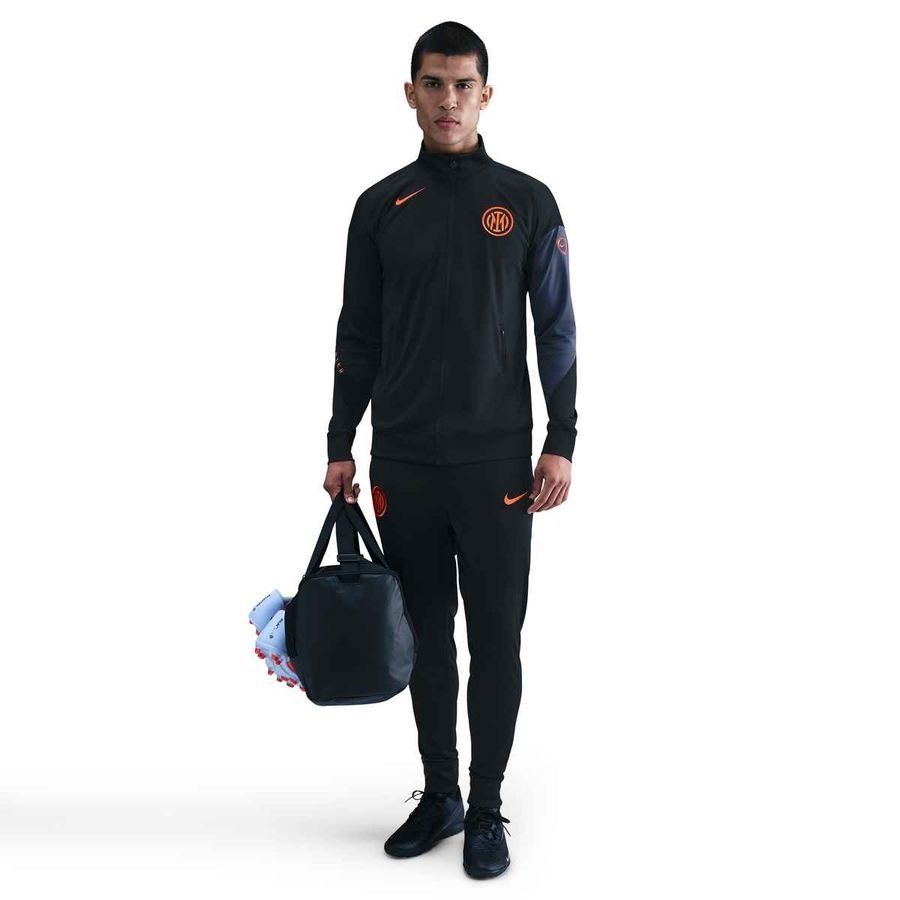 Inter Tracksuit Dri-FIT Strike 3rd - Black/Thunder Blue/Safety Orange - Men's-SoccerKits Hub | Buy Soccer Jerseys Online