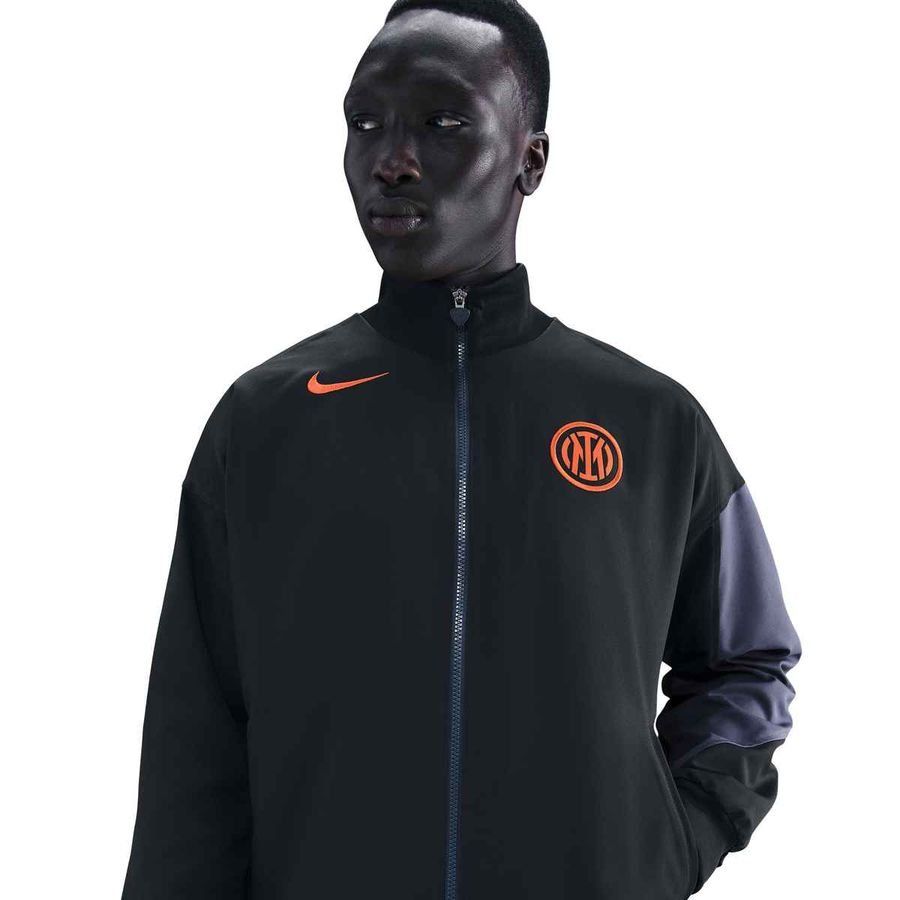 Inter Training Jacket Dri-FIT Strike Anthem 3rd - Black/Thunder Blue/Safety Orange - Men's-SoccerKits Hub | Buy Soccer Jerseys Online