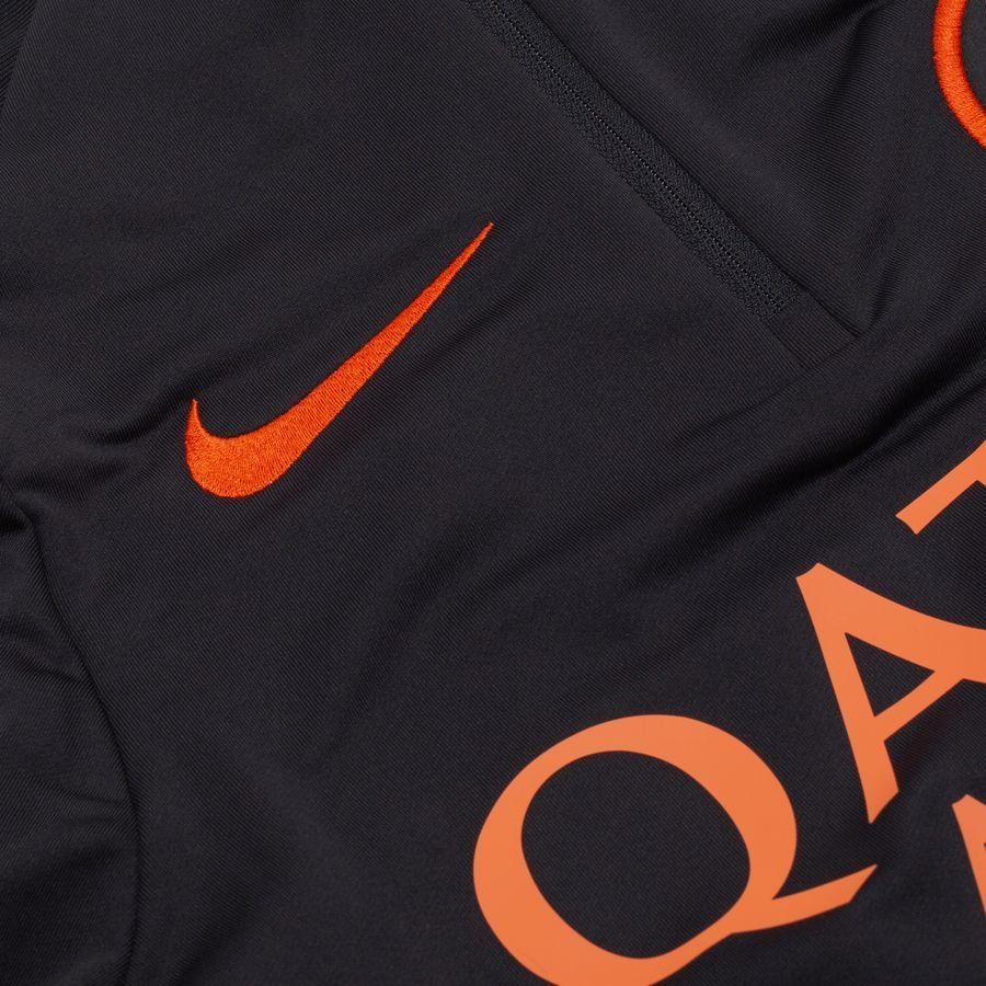 Inter Training Shirt Dri-FIT Strike Drill 3rd - Black/Thunder Blue/Safety Orange - Men's-SoccerKits Hub | Buy Soccer Jerseys Online