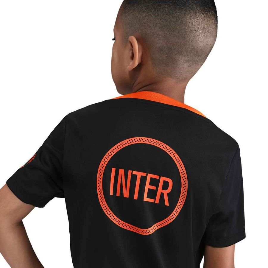 Inter Training T-Shirt Dri-FIT Academy Pro Pre Match 3rd - Black/Thunder Blue/Safety Orange Kids-SoccerKits Hub | Buy Soccer Jerseys Online