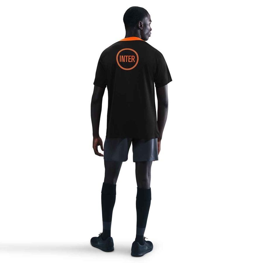 Inter Training T-Shirt Dri-FIT Academy Pro Pre Match 3rd - Black/Thunder Blue/Safety Yellow - Men's-SoccerKits Hub | Buy Soccer Jerseys Online
